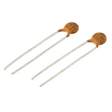 Load image into Gallery viewer, 0.001uF 500V 20% Hi-Q Ceramic Disc Capacitor (2-Pack)
