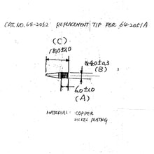 Load image into Gallery viewer, 15W Soldering Tip for Cat. № 6402051
